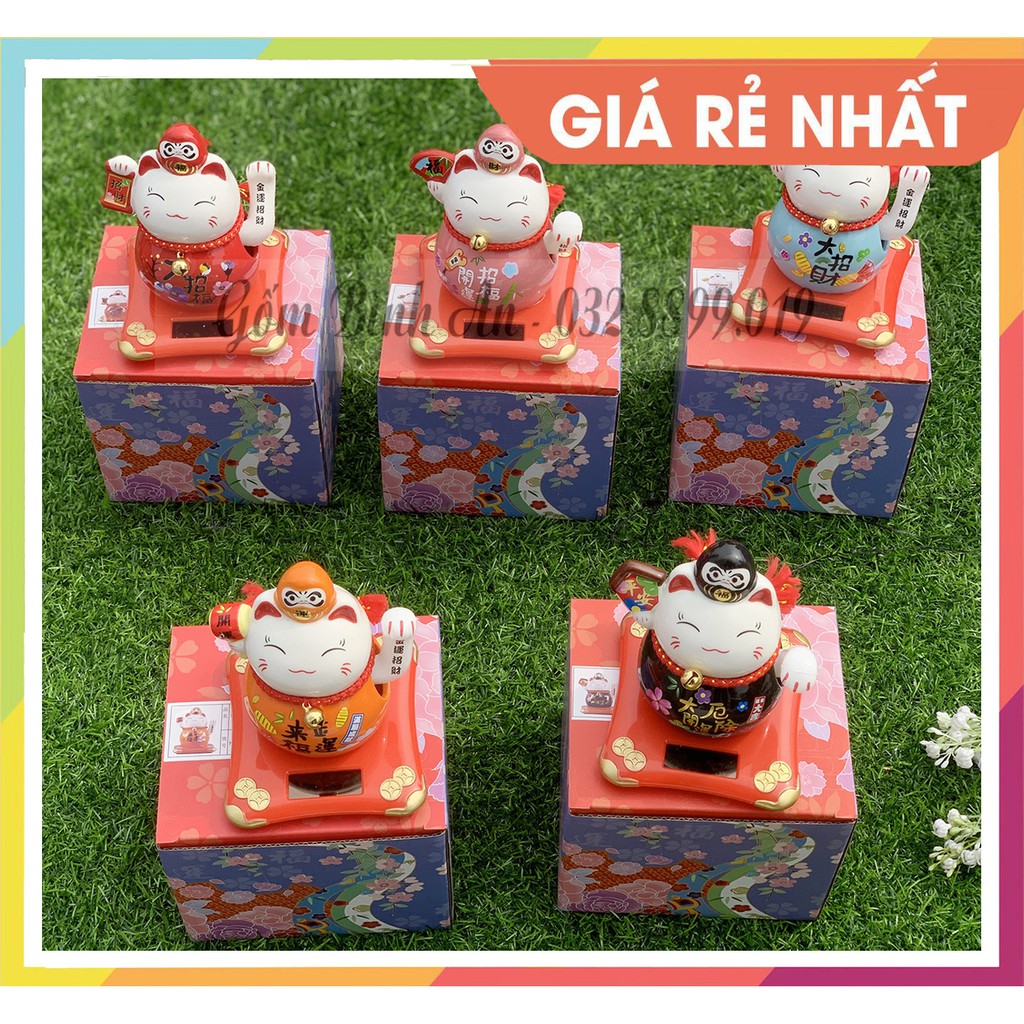 [ MÈO NĂNG LƯỢNG MINI] Mèo thần tài năng lượng - Mèo chiêu tài lộc mẫu đa dạng, hàng gốm sứ cao cấp!