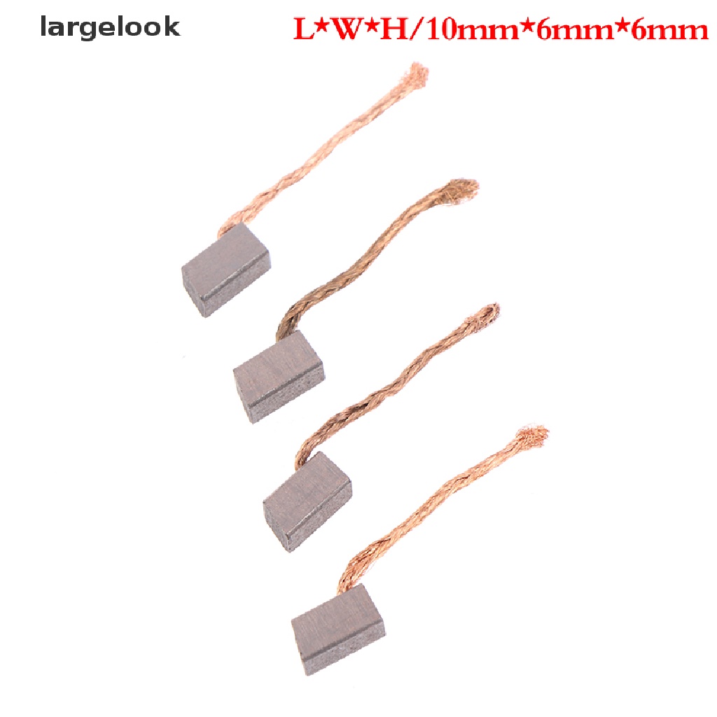 Set 4 Động Cơ Chổi Than Điện 6x6x10mm Chuyên Dụng ♨Nóng Bỏng