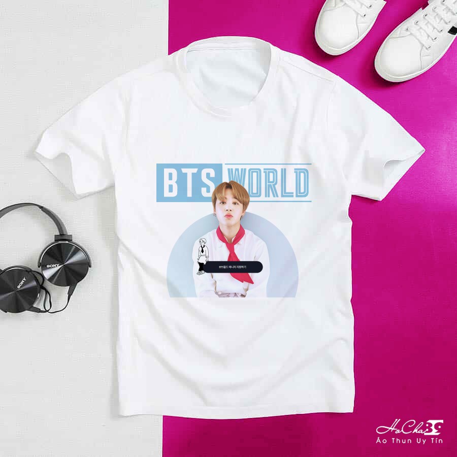 Áo BTS | 7 Thành viên Kpop Korea  Độc Quyền Fan Bangtan - HoCha89 | Ảnh Thật - Vải Dày Đẹp - May Dây Cổ Hàng Xuất Khẩu