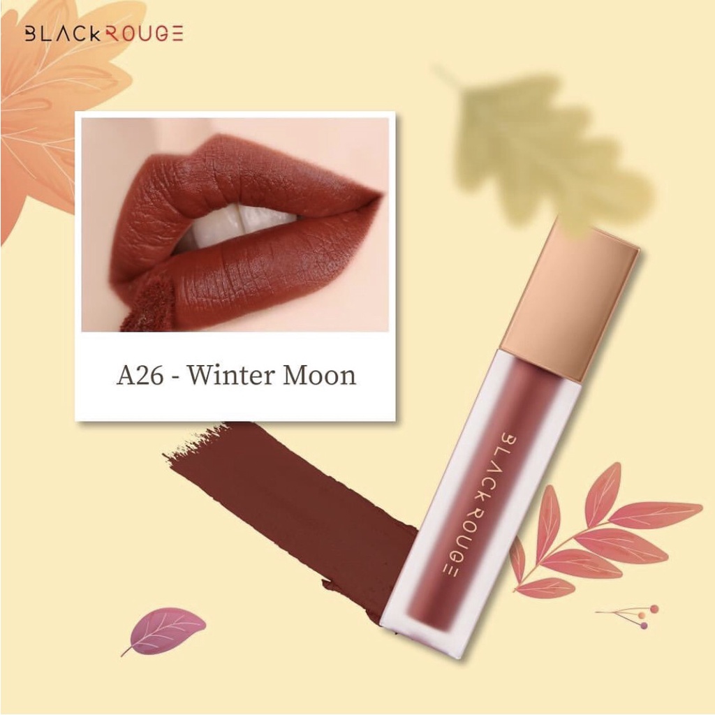 ⚡MÃ GIẢM NGAY 20K⚡Son Black Rouge Air Fit Velvet Tint Ver 2 Màu A12 Dashed Brown