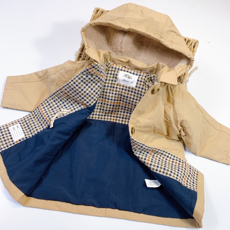 Áo măng tô ZARA dư xịn cho bé siêu xinh