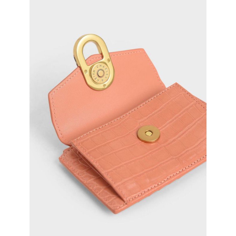 VÍ NGẮN MÀU NUDE CAM