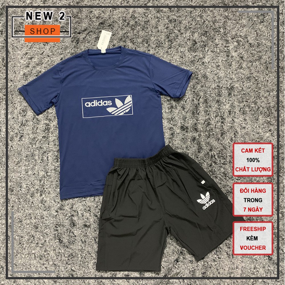 Bộ thể thao nam mùa hè -Bộ hè nam cọc tay chất liệu thun lạnh thoáng mát siêu thấm hút mồ hôi thích hợp chơi thể thao