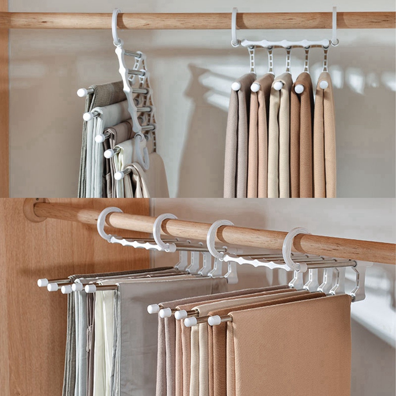 Móc treo quần áo đa năng có thể gấp gọn tiết kiệm không gian tiện dụng
