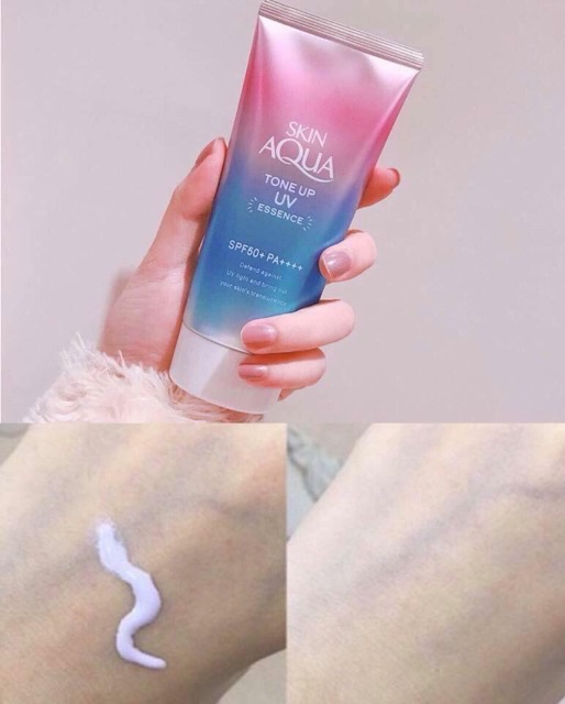 Kem Chống Nắng Sunplay Skin Aqua Tone Up UV Essence - Lavender SPF50+/PA++++ 80g