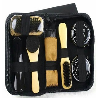 Bộ dụng cụ đánh giày 7 món kèm si