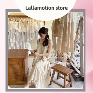 Váy maxi hai dây dáng dài đi biển Lallastore 43