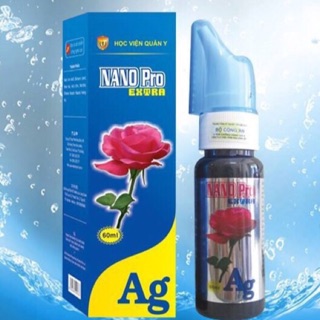 Dung dịch vệ sinh phụ nữ NANO PRO EXTRA Học Viện Quân Y 60ml giúp khử mùi hôi khó chịu, bảo vệ vùng kín