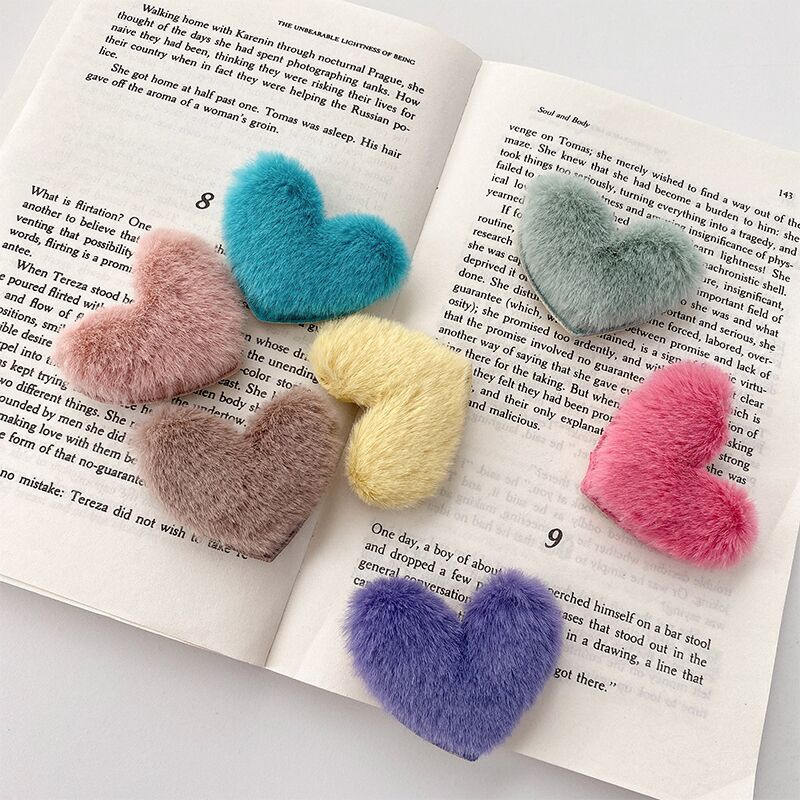 Kẹp Tóc Hình Trái Tim Màu Sắc Ngọt Ngào Đáng Yêu Cho Nữ