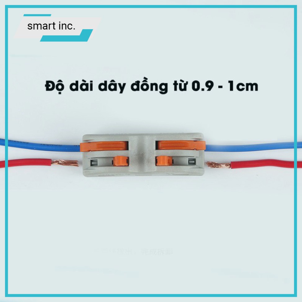 Cọc Nối Dây Điện Cầu Chì Chống Chập 🌈FREESHIP🌈 Cút Nối Dây Điện Thẳng Nhanh 2 Đầu Cầu Nối Dây Chữ T Đi Âm Tường