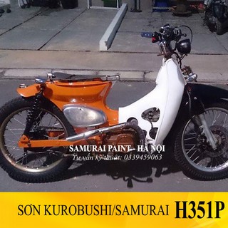Combo sơn màu cam ngọc trai H351P Samurai.