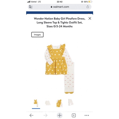 Yếm Bé gái kids vải cực xịn size 1-2 Year Satsunkid