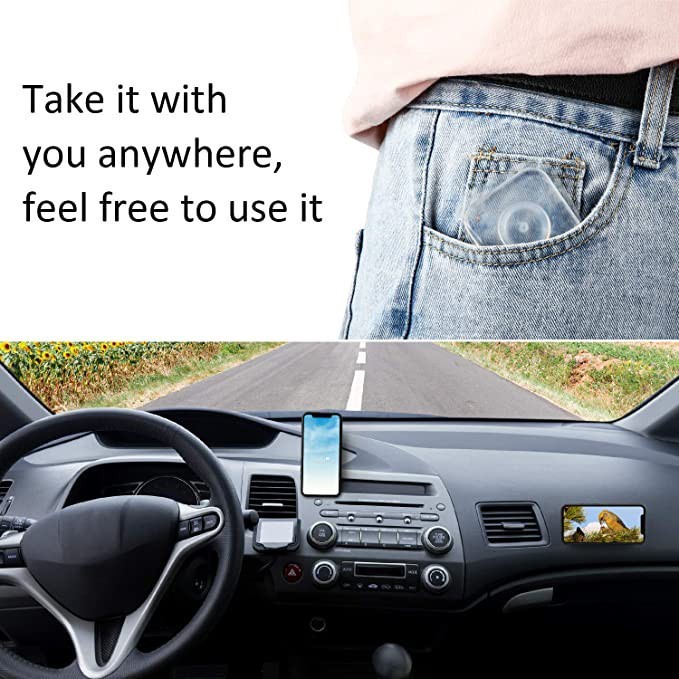 1 Miếng Dán Nano Không Để Lại Dấu Vết Cho Giá Đỡ Xe Hơi