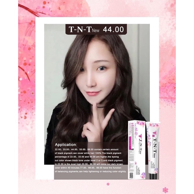 Thuốc Nhuộm Tóc Màu Nâu Đen Tự Nhiên Không Tẩy | Màu Nâu Đen Hạ Nền Hana Hair tặng kèm găng tay trợ nhuộm tiện lợi