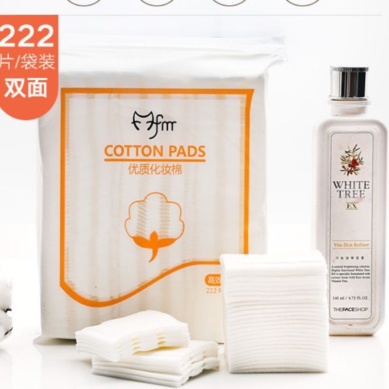 Bông Tẩy Trang 222 Miếng hàng nội địa trung chất lượng cao siêu mềm mịn- XIAOMIMI SF437