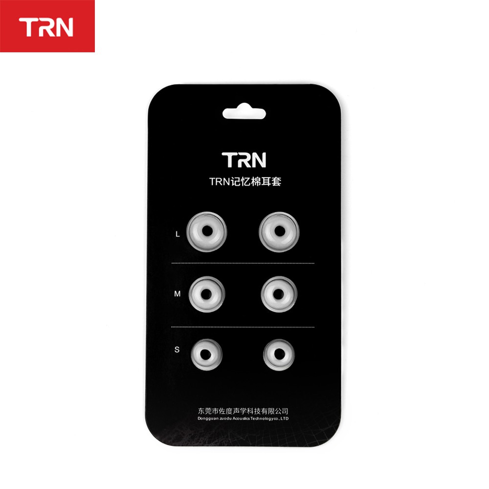 Set 3 cặp nút tai nghe TRN làm từ xốp cotton PU cho tai nghe V90