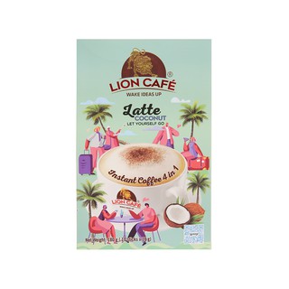 Cà phê Lion Cafe 4in1 Latte Dừa
