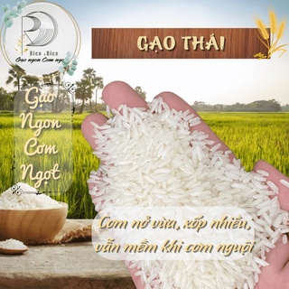 Túi 5KG Gạo Thơm Thái cho cơm nở vừa, xốp nhiều, vẫn mềm khi cơm nguội - Rice&Rice