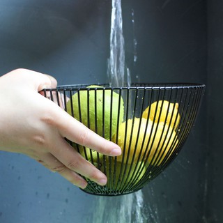 Giỏ lưới đựng trái cây sọc dọc
