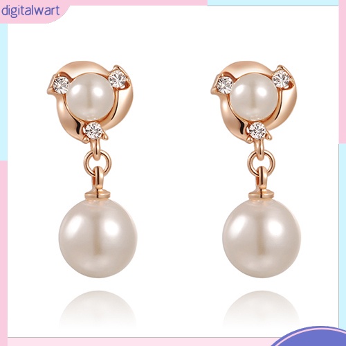 Hoa tai nữ mạ vàng 9k đính ngọc thời trang