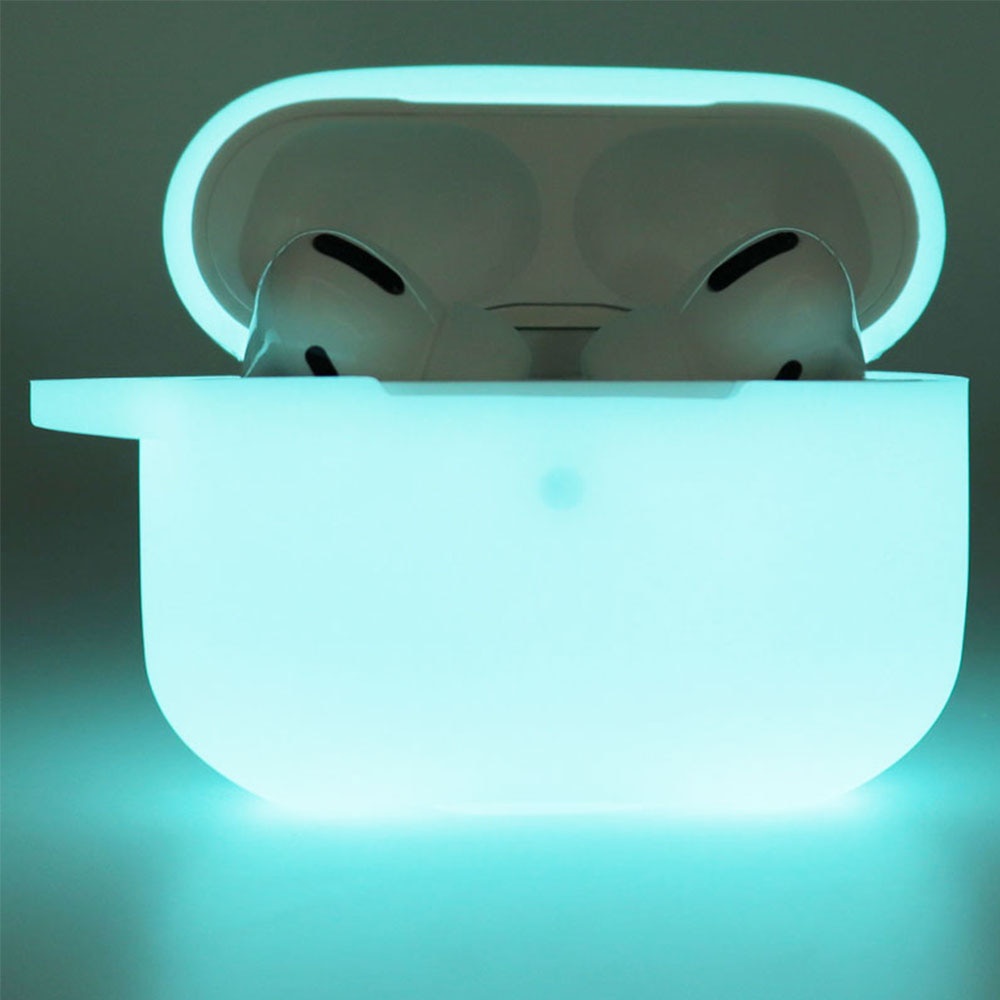 Vỏ Bảo Vệ Hộp Sạc Tai Nghe AirPods Pro 3 Pro 2 Bằng Silicone Chống Sốc Phát Sáng Trong Tối Ốp