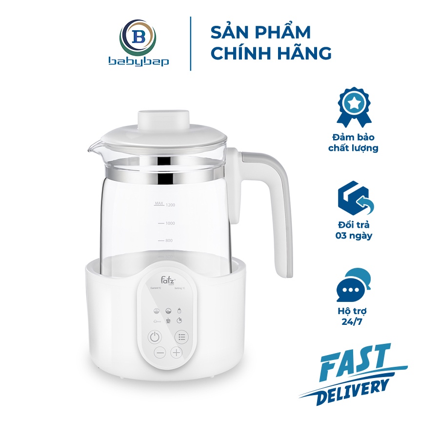 Máy đun nước và hâm nước pha sữa điện tử QUICK 8 Fatzbaby FB3525TN