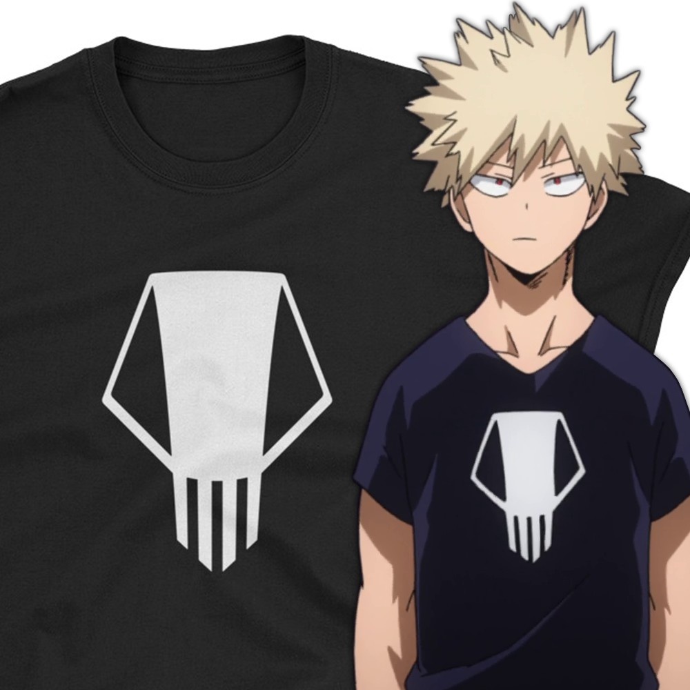 Áo thun Boku no Hero Academia Katsuki Bakugo Skull độc đẹp