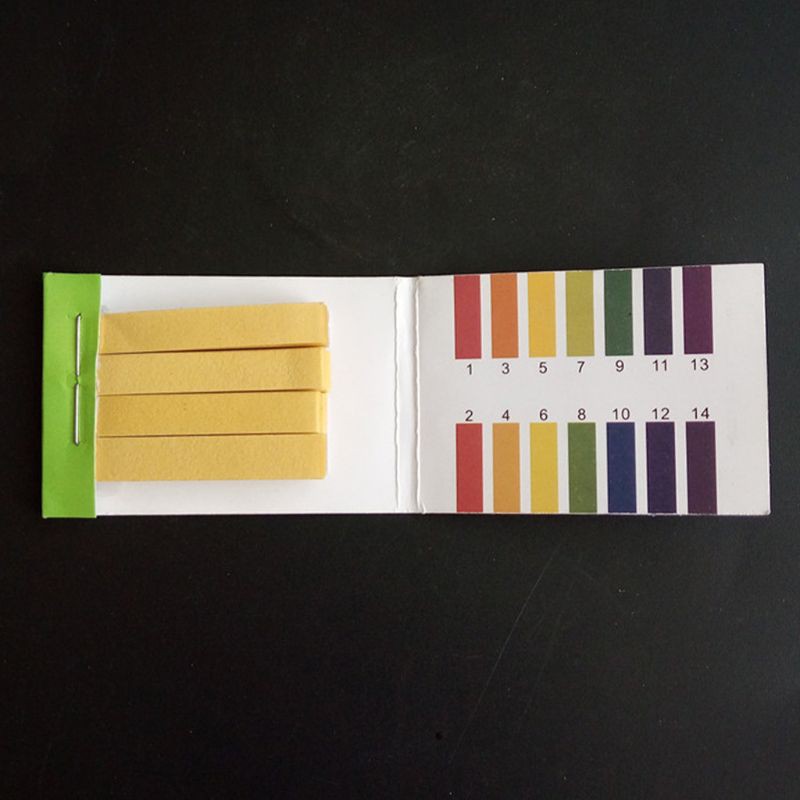 Set 80 giấy quỳ đa năng dùng đo mật độ PU chuyên dụng với thang đo từ 1-14 acidic