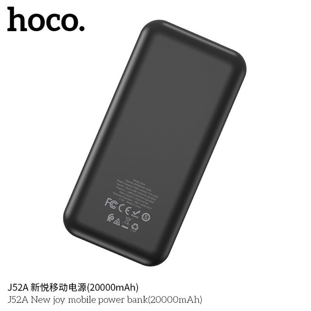 Pin dự phòng 20000mAh Hoco J52A chính hãng