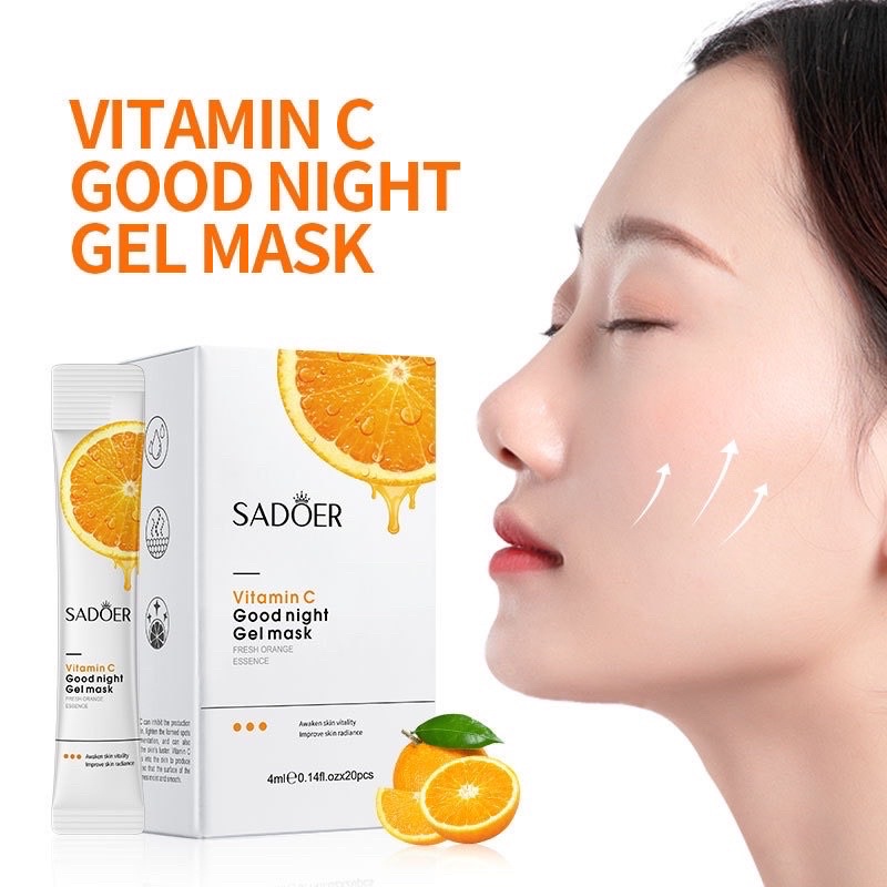 A2 🍓 Hộp 20 Gói Mặt Nạ Ngủ Dạng Thạch Collagen Tươi Firming Sleeping Mask Chiết Xuất Tự Nhiên An Toàn Cho Da - Y158