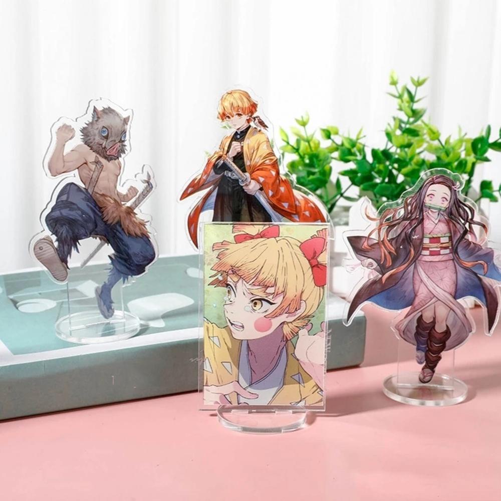 Mô Hình Nhân Vật Anime Demon Slayer Inosuke Zenitsu Kamado Nezuko Đứng