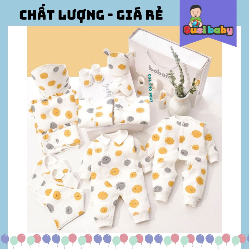 SET SƠ SINH CAO CẤP - QUÀ TẶNG ĐẦY THÁNG - CÓ HỘP KÈM THIỆP CHÚC MỪNG