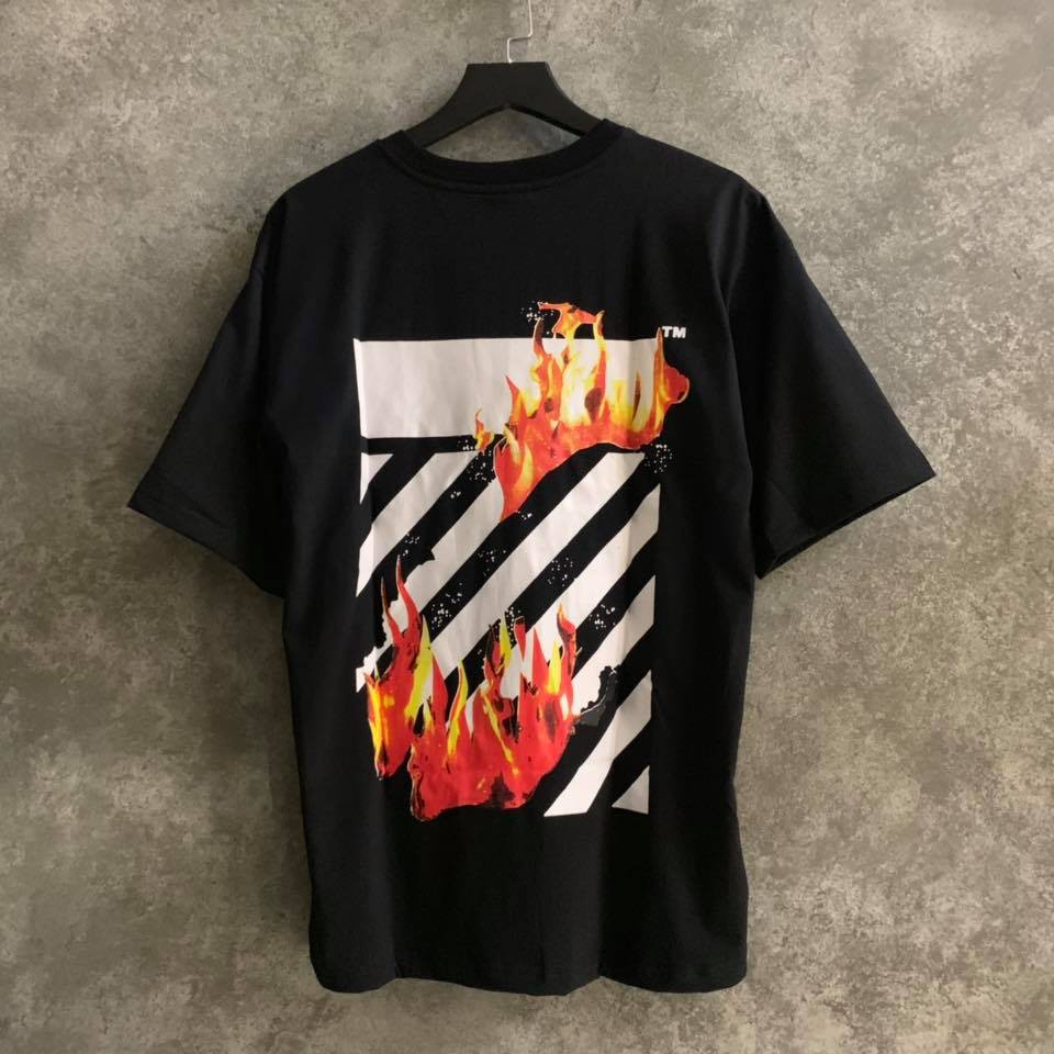 Áo Thun OFF WHITE bàn tay lữa ⭐️🔥 UNISEX cao cấp