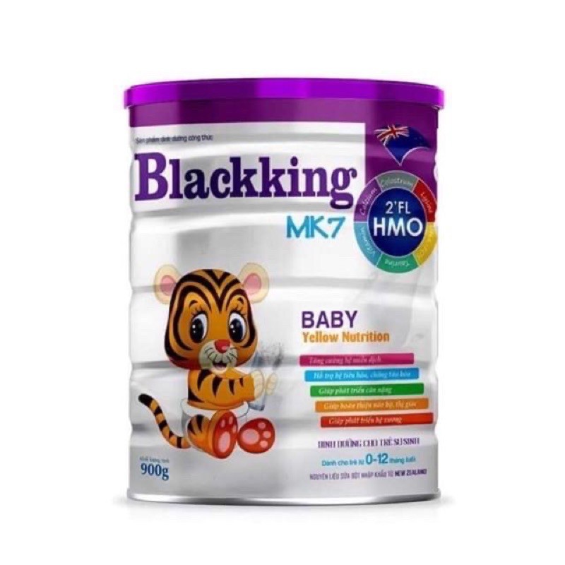 Sữa Blackking baby,grow,pedia 900g date mới