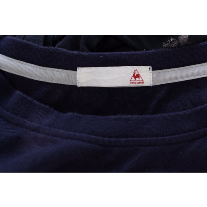 Áo thun ngắn tay Le coq sportif màu xanh đen size L
