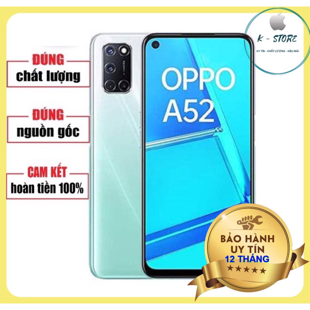 Điện thoại OPPO A52 6GB/128GB - Đã kích hoạt - Hàng Chính Hãng