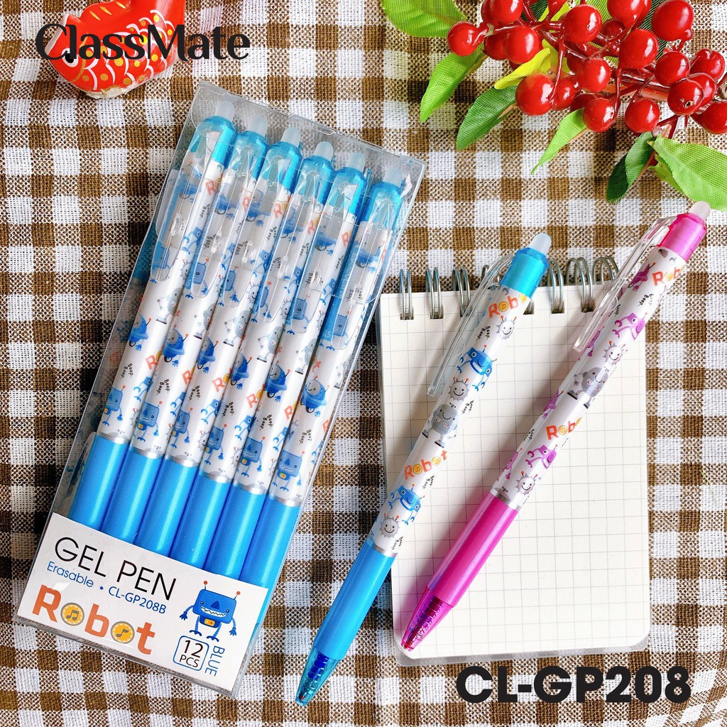 Bút gel xóa được Classmate CL-GP208 ngòi 0.5mm (thiết kế 2021)