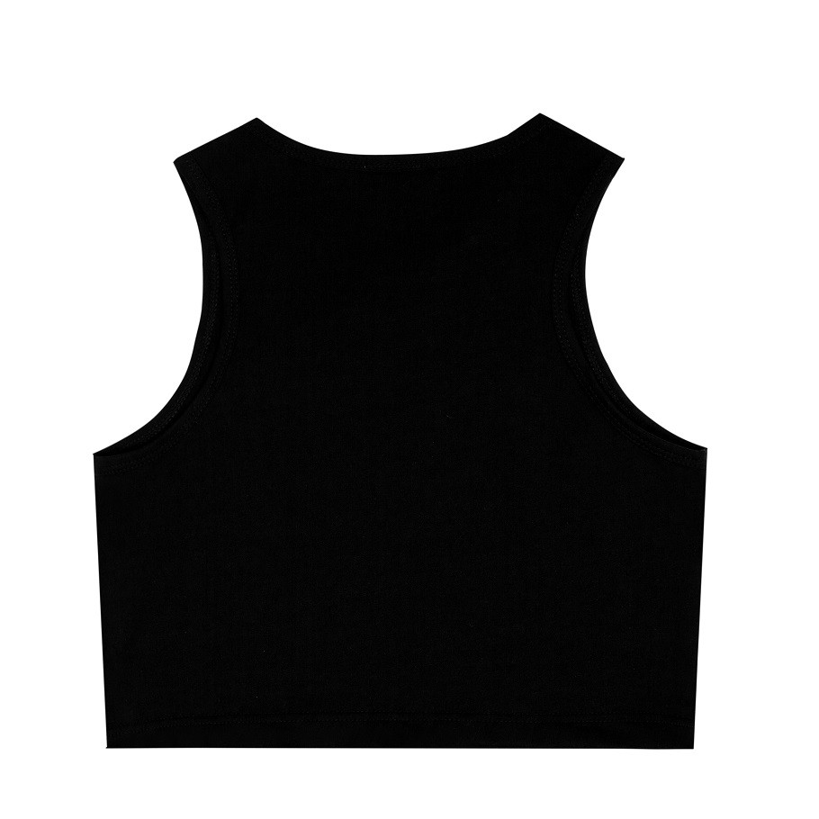 Áo tanktop nữ Don't Kill My Vibe màu đen, chất thun cotton thoáng mát - DKMV Black Logo Tanktop