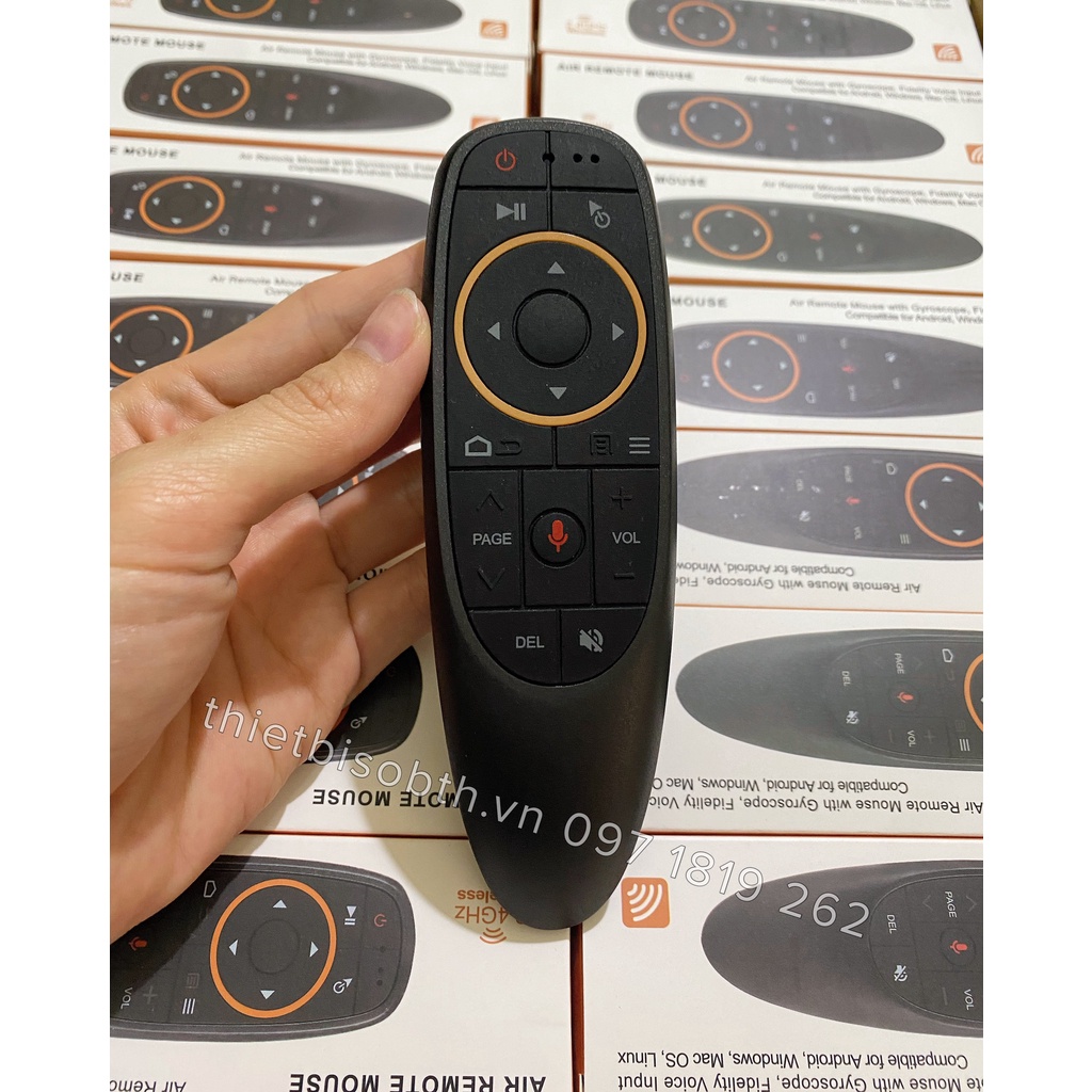 Điều Khiển Chuột Bay Voice G10S - Remote Mouse Air Voice g10s Sử dụng cho TV Box tìm kiếm giọng nói