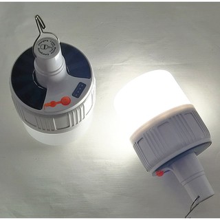Đèn năng lượng mặt trời công suất 100W -5 chế độ sáng -có điều khiển từ xa Đèn LED tích điện