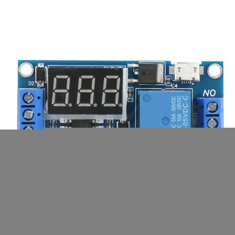 [Iuxishop] LED Display Delay On/Off Relay Module Trigger Cycle Timer Switch DC 5-30V