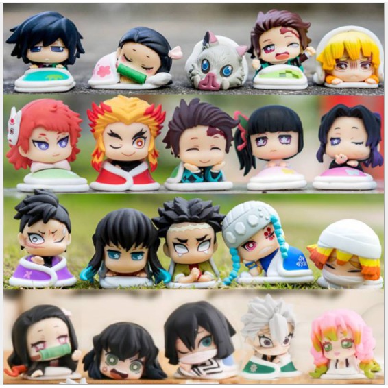 Mô hình Kimetsu No Yaiba mini tư thế nằm ngủ - Tùy chọn - Full box