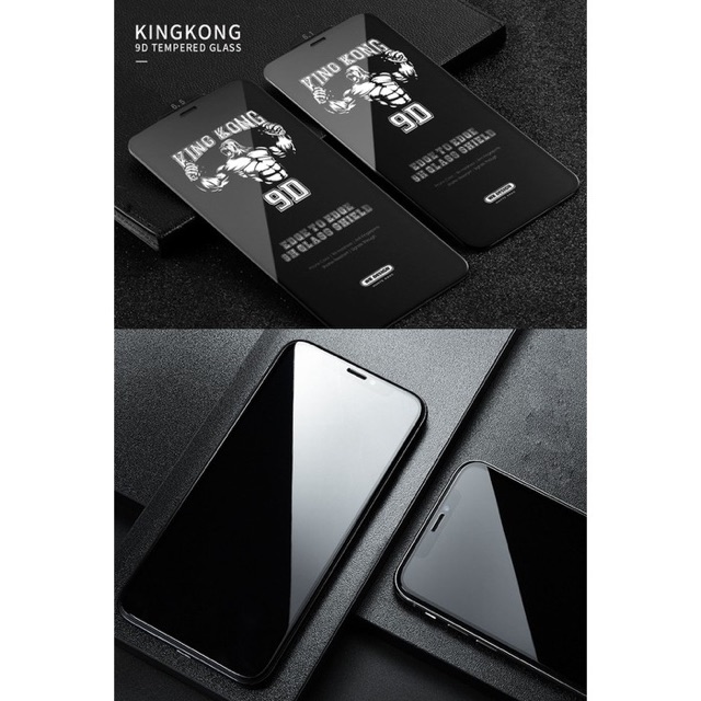 Kính Cường Lực Iphone WK KingKong 9D Bo Cong Cạnh Full - Hàng chính hãng WK fullbox