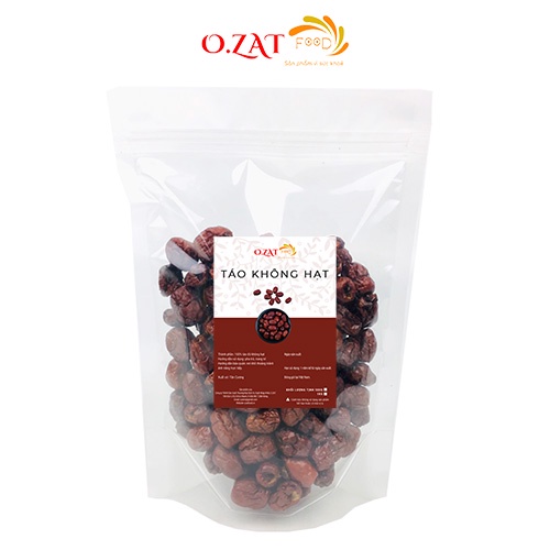 [BÁN SỈ] Táo không hạt sấy khô O.ZAT Food 500g -1kg dùng nấu chè dưỡng nhan pha trà tăng cường sức đề kháng ngủ ngon