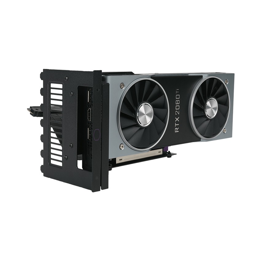 [Mã SKAMSALE10 giảm 10% đơn 200K] Bộ dựng đứng VGA kèm Riser Cooler Master VERTICAL GRAPHICS CARD HOLDER KIT V2 - Hàng m