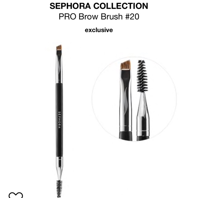 Sephora - Cọ kẻ mày 2 đầu Sephora số 20