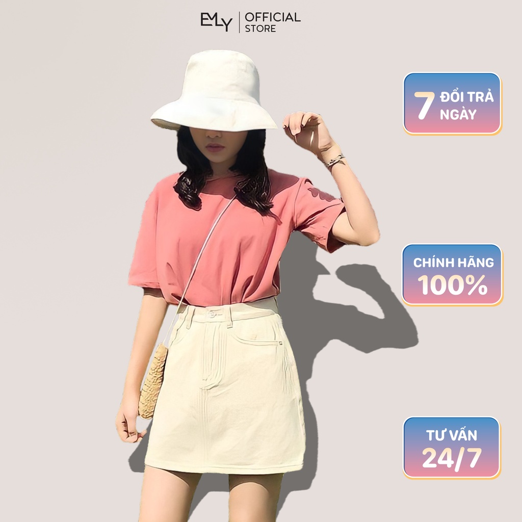Chân váy jean nữ chữ A Emilyshop ulzzang