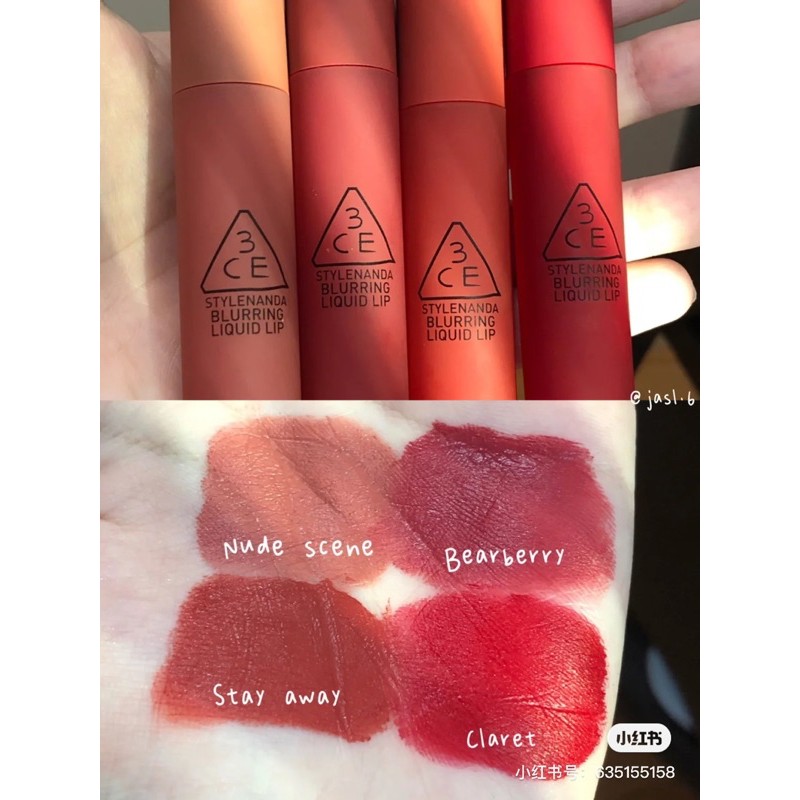 Son Kem 3CE Blurring Liquid Lip