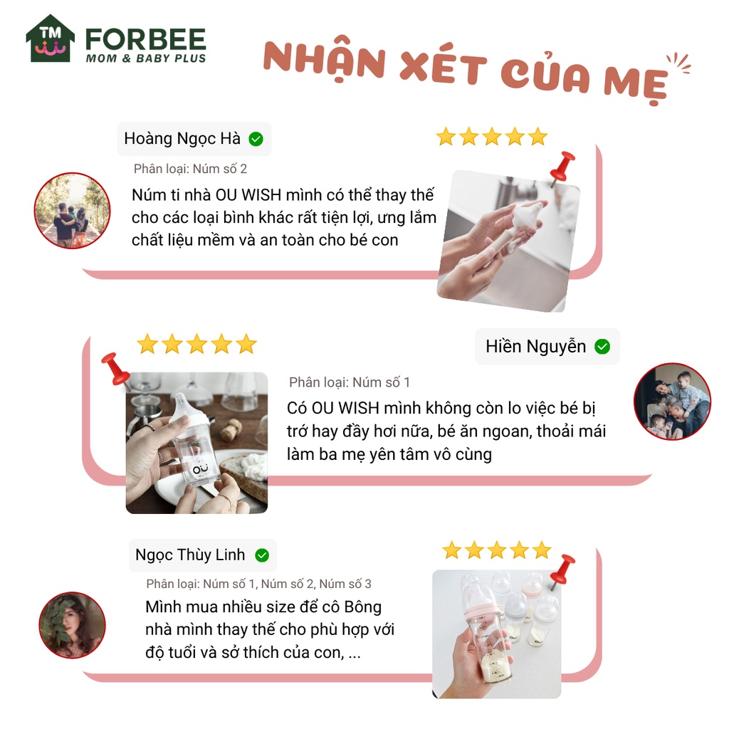 Núm ti OU: Wish - Mềm êm như hơi ấm của mẹ - FORBEE