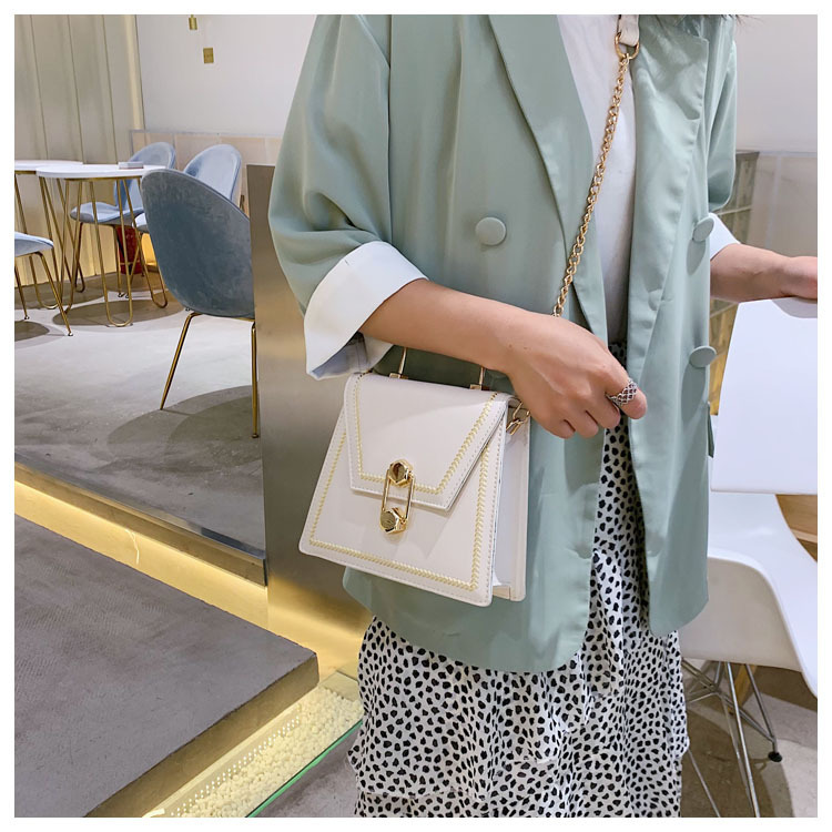 Túi đeo vai Ielgy dáng vuông phong cách Hàn Quốc thời trang